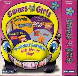 4 игра CD[GAMES JUST FOR GIRLS] Madeleine др. box 