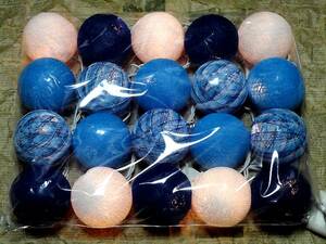  мяч свет ( хлопок материалы ) * голубой цвет * Thai королевство производства 