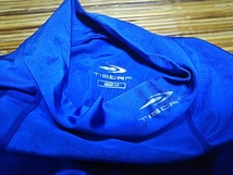 TIGORAティゴラインナーシャツ青Mサッカーフットサルランニング_画像3
