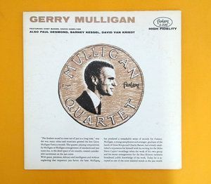 ◆GERRY MULLIGAN ◆FANTASY 米 深溝 赤盤