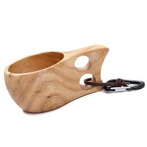  new goods * free shipping * Northern Europe wooden cup kksa outdoor glass mug barbecue BBQ picnic etc. 