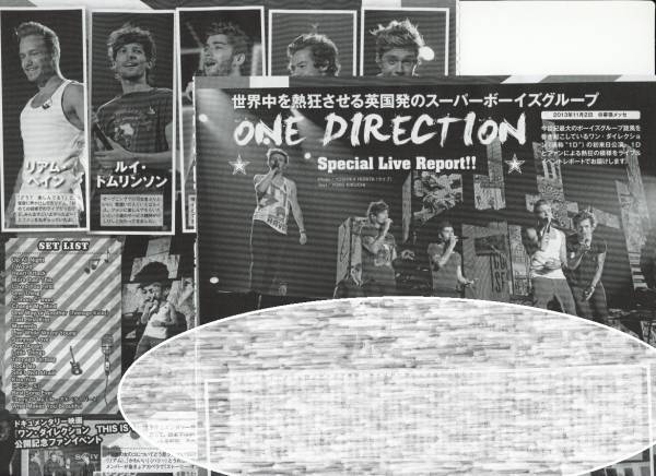 2p_POTATO (ポテト) 2014.1号 切り抜き ONE DIRECTION
