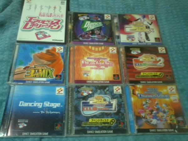 即決PS ダンスダンスレボリューション シリーズ9本セット