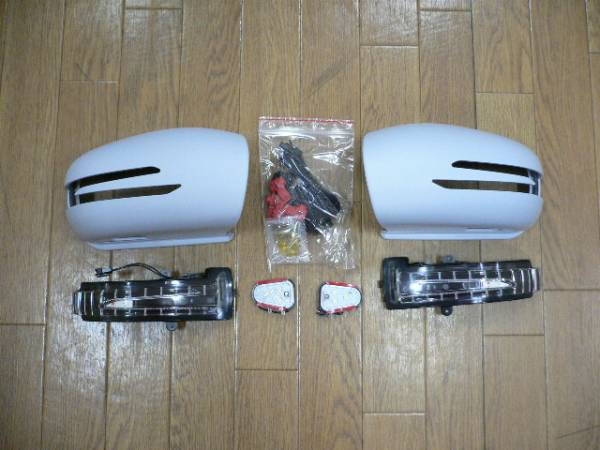 ★★ 社外品 Ｗ２１１前期 アローミラーカバー 未塗装 ベンツ用 ⑩★