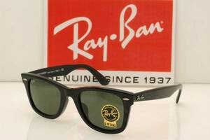 ★新品！正規輸入品！Ray-Ban レイバン RB2140F 901 WAYFARER ウェイファーラー ブラック グリーンクラシックG15★