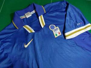 ■正規品 Nike ユーロ96 イタリア代表 HOME アズーリ 半袖 L ②!!!■