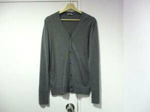  MiuMiu MIUMIU knitted cardigan jacket 42 gray 