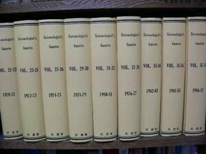 Entomologist’s Gazette（英国の昆虫雑誌）1～48(2)揃いセット