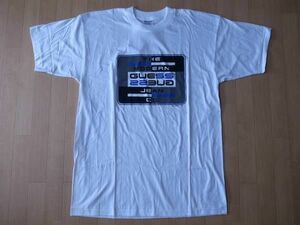 90's USA製 GUESS THE MODERN Tシャツ L ホワイト ゲス ジーンズ JEANS 半袖 カットソー ヒップホップHIP HOP RAPラッパー ダンス アメカジ