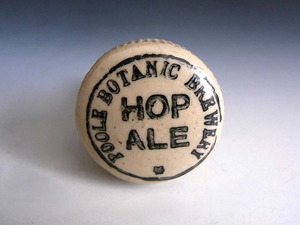 19世紀 陶製 ビール瓶の栓 #1 ◆ 英国 アンティーク