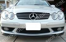 ★BENZ W209 CLK55 CLK550 AMG フロント リップ スポイラー CS型 FRP製 未塗装 2002-2006☆._画像2