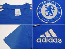 送料込 USED アディダス adidas チェルシー CHELSEA 半袖Tシャツ Sサイズ_画像2