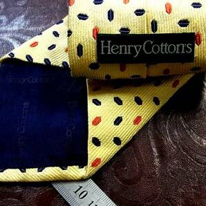 5-0158★ヘンリーコットンズの刺繍ネクタイ★の画像2