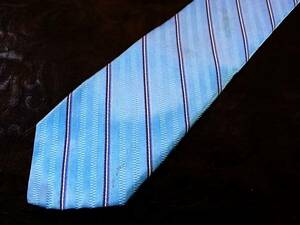 3-1350* Ralph Lauren [CHAPS] embroidery stripe / necktie *