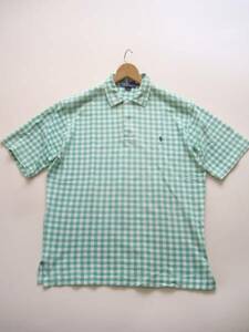 Polo by RALPH LAUREN チェック柄半袖ポロシャツ sizeM