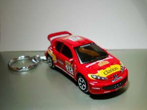 # prompt decision # key holder # Peugeot 206WRC#G.panitsipaniyan# die-cast model # accessory # key chain #