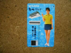 a1674* Mitsubishi Nishida Hikaru прекрасный ножек телефонная карточка 