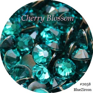 ss12*500 bead * blue zircon *#2088* Swaro * deco nails * prompt decision * Swarovski 