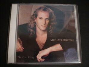 CD マイケル・ボルトン MICHAEL BOLTON the one thing