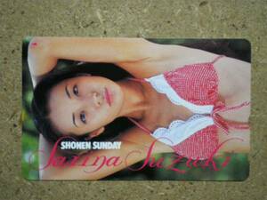 suzuk* Suzuki Sarina Shonen Sunday бикини купальный костюм . pre телефонная карточка 
