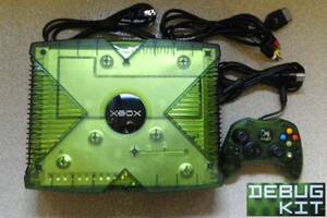中古 Microsoft純正 Xbox Debug Kit デバック キット XDK 128mb RAM 限定カラー 初代Xboxの初代デバック機