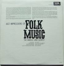 ◆ HAROLD LAND Quintet CARMELL JONES / Jazz Impressions of Folk Music ◆ Imperial LP-9247 (dg) ◆ V_画像2
