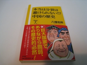 本当は分裂は避けられない!?中国の歴史　八幡和郎　SB新書