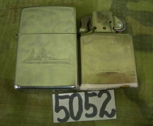 Zippo☆米軍 WWII 海軍戦艦 Zippo ライター 1995年 希少品5052