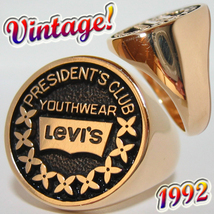 ★送込SALE★リーバイス・リング 1992 Levi's14金超激希少美品！！！_画像1