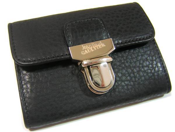 新品 Jean Paul GAULTIER ジャンポール・ゴルチエ イタリア製 小銭入れ 財布 コインケース フルグレインレザー