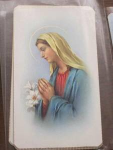 Art hand Auction Picture★253 Weihnachtskarte mit christlicher Malerei, Antiquität, Sammlung, Drucksache, Andere