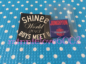 SHINee WORLD 2013*BOYS MEET U* официальный место проведения ограничение товары * значок *bachi* John hyon