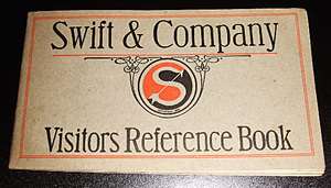 *bktab* 1903 Swift & Company Visitors Reference Book* including carriage 