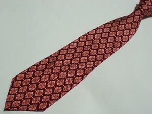 Неиспользованный итальянский шелковый галстук Balentinogalabni (красный красный черный тип
