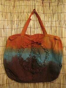 ④ hand dyeing gradation *. weave cotton * piece Mark bag 