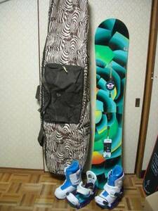 送料込 BURTON ４点セット FEELGOOD 152cm SCRIBE EST L MINT 25cm BAG バートン 送料無料