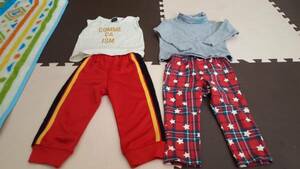 4 point bundle * star pattern trousers & Comme Ca tops etc. new goods .90