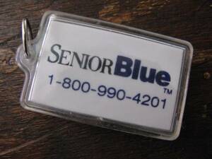 アメリカ　ビンテージ キーホルダー　senior blue 　１５７
