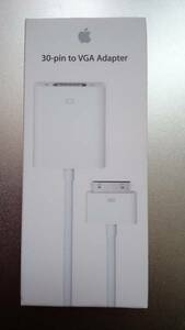 ■Apple純正 iPad Dock Connector VGAアダプタ MC552ZM/Ｂ■