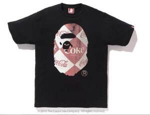 COCA-COLA BAPE APE MILO エイプ コカコーラ Tシャツ 黒 MILO XL