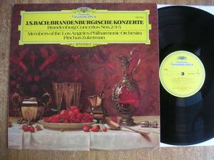 【LP】JSバッハ/ブランデンブルク協奏曲(2531 292独DEUTSCHE GRAMMOPHON1977年J.S.BACH/BRANDENBURGISCHE KONZERTEピンカスズーカーマン)