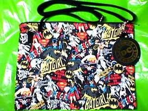  bat girl Supergirl wonder u- man pochette bag A