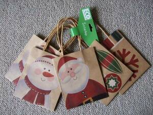  abroad * Christmas * Mini paper bag 2*shopa-/ bag / present 