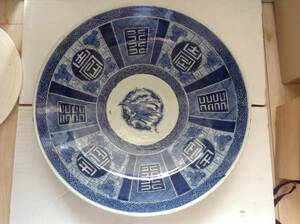 大処分SALE・大皿 中国の陶器 年代物