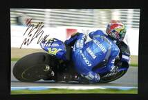 Norick Abe 阿部 典史 ノリック　直筆入り　写真　YAMAHA_画像1