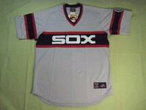 MAJESTIC☆マジェスティック★WHITE SOX★ホワイトソックス★XL★グレー／紺★_画像1