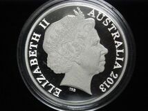★オーストラリア　カンガルー　1ドル銀貨　2013年発行★#1460_画像2