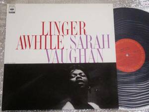 LP　SARAH VAUGHAN/サラボーン/リンガーアホワイル