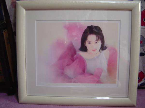 平凡＆陳淑芬、【花風】、希少な額装用画集より、新品額装付 平凡＆陳淑芬、【恋愛天使】、希少な額装用画集より、新品額装付
