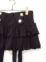 黒スカート付きショートパンツ（USED）11214_画像2